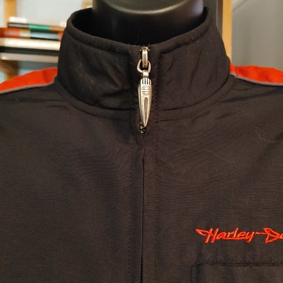 Harley-Davidson Vortex Nylon Lightweight Nylon Rain Jacket - Picture 5 of 8